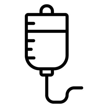 Kan Transfüzyonu İzole Vektör simgesi Kolayca değiştirilebilir veya düzenlenebilir