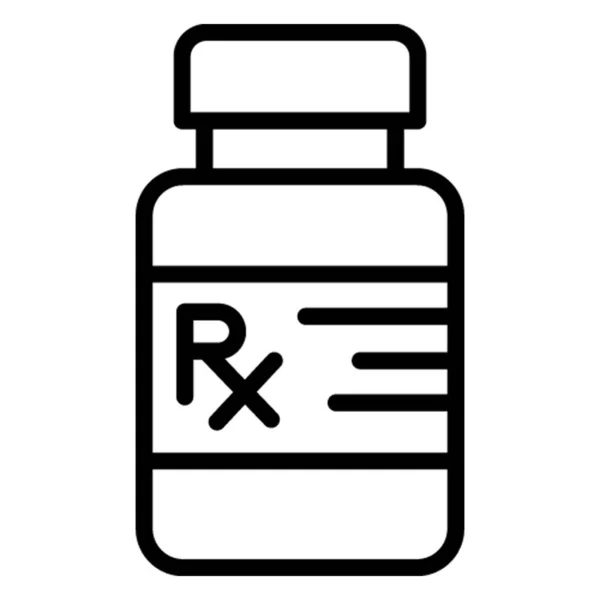 Medicijn Jar Geïsoleerde Vector Pictogram Dat Gemakkelijk Kan Worden Gewijzigd — Stockvector