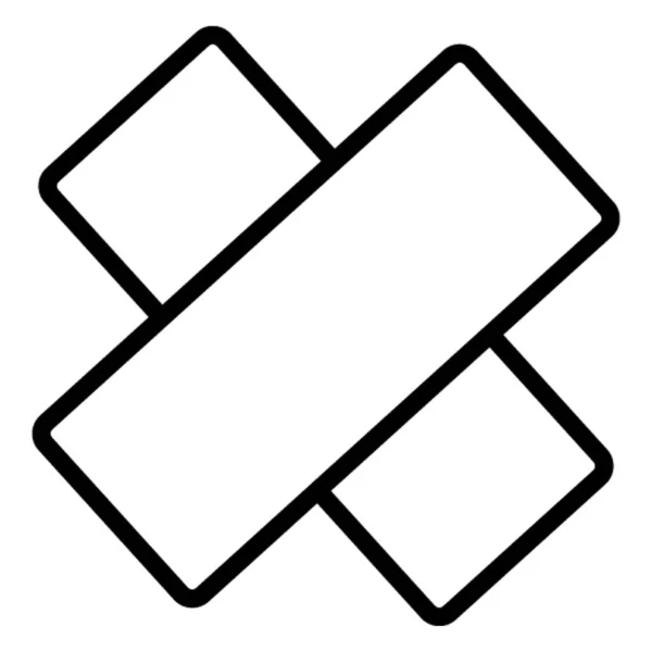Bandage Isolation Icône Vectorielle Qui Peut Être Facilement Modifiée Éditée — Image vectorielle