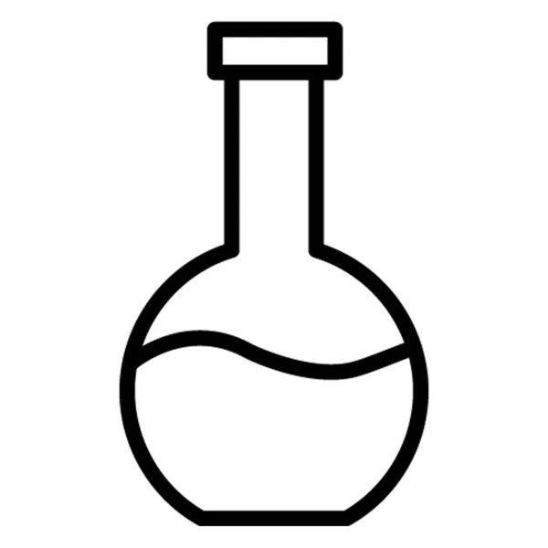 Flask Ізольовані Векторні Піктограми Які Можна Легко Змінити Або Змінити — стоковий вектор