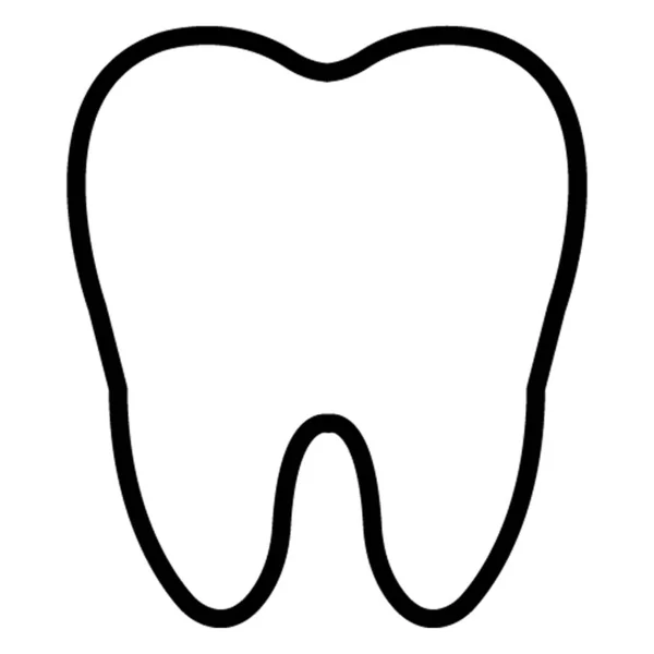 Geknacktes Zahnisoliertes Vektorsymbol Das Leicht Modifiziert Oder Bearbeitet Werden Kann — Stockvektor