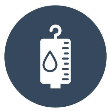 Kan Transfüzyonu İzole Vektör simgesi Kolayca değiştirilebilir veya düzenlenebilir