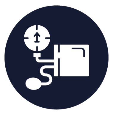 Bp İşlemcisi Kolayca değiştirilebilir veya düzenlenebilir Vektör simgesi