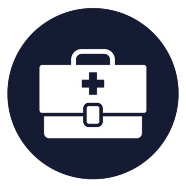 Kolayca değiştirilebilen ya da düzenlenebilen İlk Yardımcı Vektör simgesi