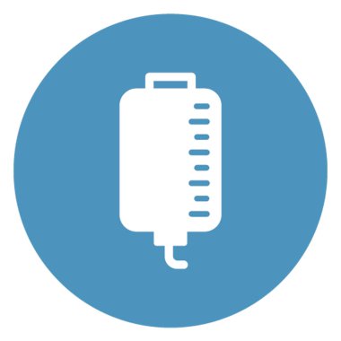 İnfüzyon Drip İzole Vektör simgesi kolayca değiştirilebilir ya da düzenlenebilir