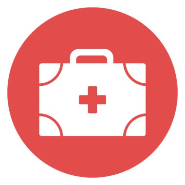 Kolayca değiştirilebilen ya da düzenlenebilen İlk Yardımcı Vektör simgesi