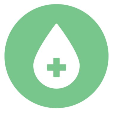 Kolayca değiştirilebilen veya düzenlenebilen Kan Yardımı Vektör simgesi