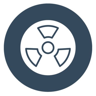 Kolayca değiştirilebilen ya da düzenlenebilen Toksik İzole Vektör simgesi