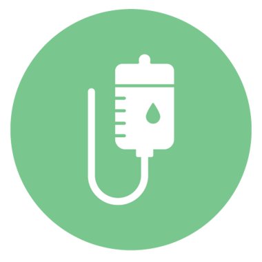 Kan Transfüzyonu İzole Vektör simgesi Kolayca değiştirilebilir veya düzenlenebilir