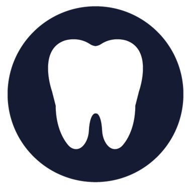 Kırık Diş İzole Vektör simgesi kolayca değiştirilebilir ya da düzenlenebilir