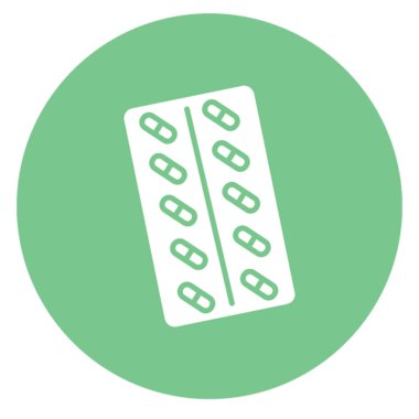 Haplar Strip İzole Vektör simgesi Kolayca değiştirilebilir veya düzenlenebilir