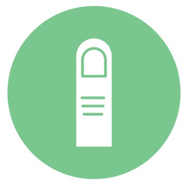 Kolayca değiştirilebilen ya da düzenlenebilen Parmaklanmış Vektör simgesi