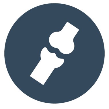 Kolayca değiştirilebilen ya da düzenlenebilen Kemik Eklemli Vektör simgesi