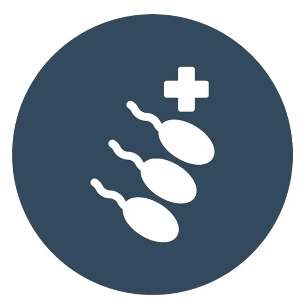 Sperms Isolated Vector Icon Which Can Easily Modified Edit — 스톡 벡터