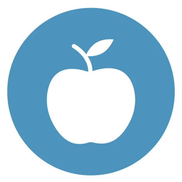 Apfelisoliertes Vektorsymbol Das Leicht Verändert Oder Bearbeitet Werden Kann — Stockvektor