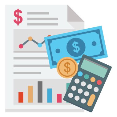 Accounting, banknote Color Isolated Vector icon which can be easily modified