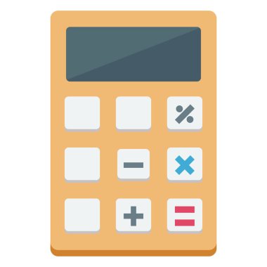 Accounting, calculation Color Isolated Vector icon which can be easily modified