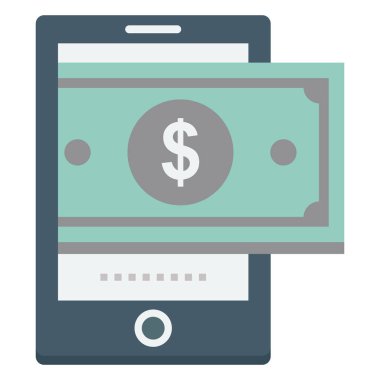 Banknotes, credit card Color Isolated Vector icon which can be easily modified