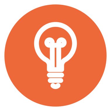 Bulb, creative Bold Vector Icon which can be easily edited or modified