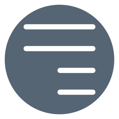 Align, alignment Bold Vector Icon which can be easily edited or modified