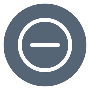 Delete, minus Bold Vector Icon which can be easily edited or modified