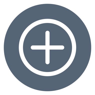 Increase, plus Bold Vector Icon which can be easily edited or modified