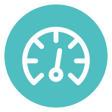 Dashboard, gauge Bold Vector Icon which can be easily edited or modified