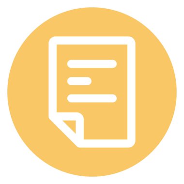 Blank, document Bold Vector Icon which can be easily edited or modified