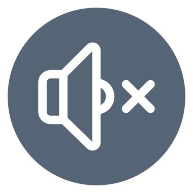 Audio, mute Bold Vector Icon which can be easily edited or modified