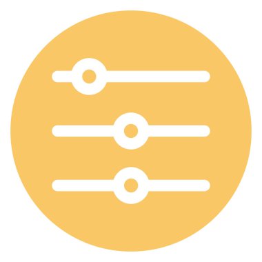 Adjustment, controller Bold Vector Icon which can be easily edited or modified