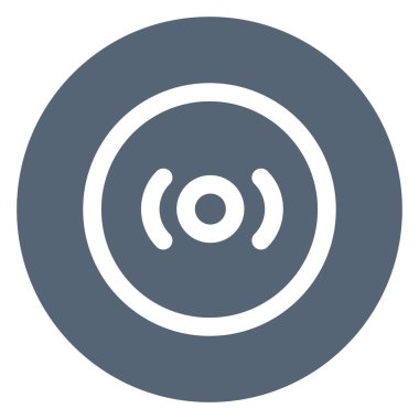 Cd, cover Bold Vector Icon which can be easily edited or modified