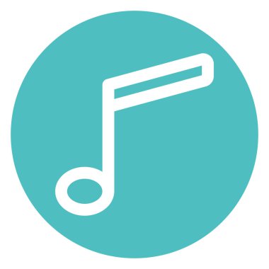 Music, musical Bold Vector Icon which can be easily edited or modified