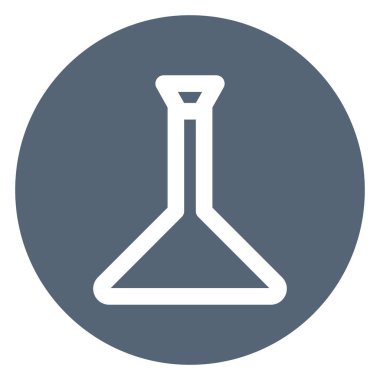 Experiment, flask Bold Vector Icon which can be easily edited or modified