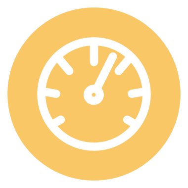 Dashboard, gauge Bold Vector Icon which can be easily edited or modified