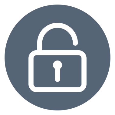 Login, opened Bold Vector Icon which can be easily edited or modified