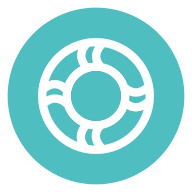 Beach, help Bold Vector Icon which can be easily edited or modified