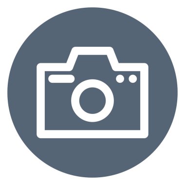 Camera, digital Bold Vector Icon which can be easily edited or modified