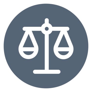 Balance, business Bold Vector Icon which can be easily edited or modified