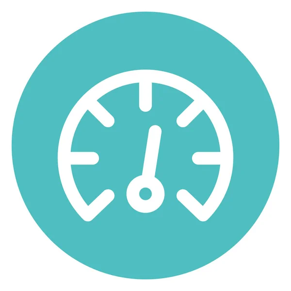 Dashboard Gauge Bold Vector Icon Which Can Easily Edited Modified — Stock vektor
