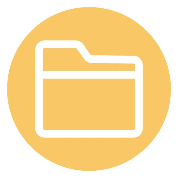 Data Folder Bold Vector Icon Which Can Easily Edited Modified — Stok Vektör