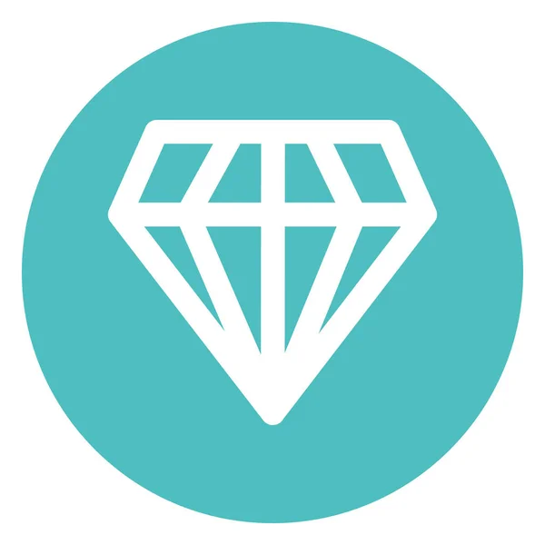 Adamant Crystal Bold Vector Icon Which Can Easily Edited Modified — 스톡 벡터
