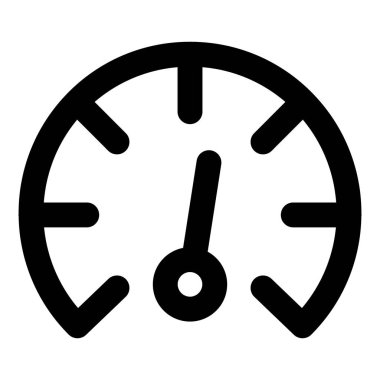 Dashboard, gauge Bold Vector Icon which can be easily edited or modified