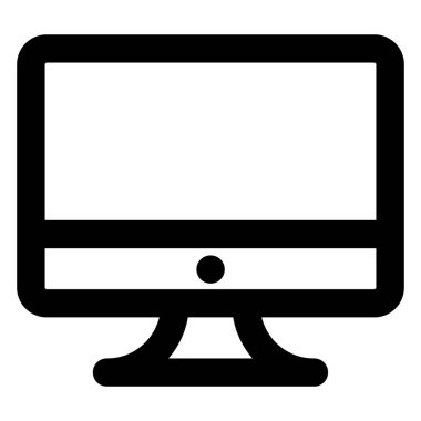 Lcd, led Bold Vector Icon which can be easily edited or modified