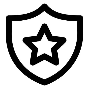Antivirus, protection Bold Vector Icon which can be easily edited or modified