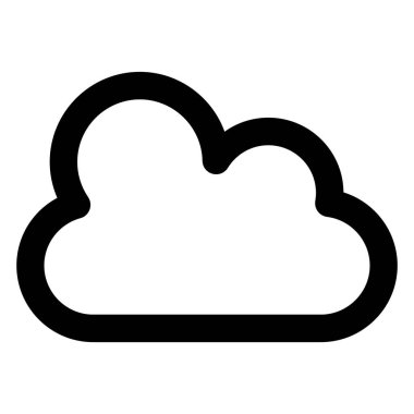 Cloud, data Bold Vector Icon which can be easily edited or modified