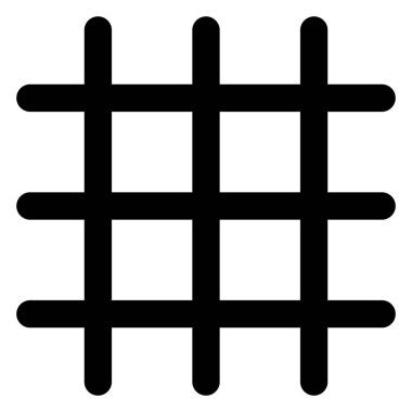 Apps, arrange Bold Vector Icon which can be easily edited or modified