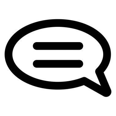 Bubble, chat Bold Vector Icon which can be easily edited or modified