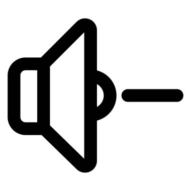 Audio, low Bold Vector Icon which can be easily edited or modified