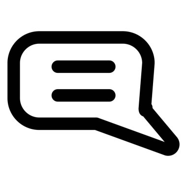 Bubble, chat Bold Vector Icon which can be easily edited or modified