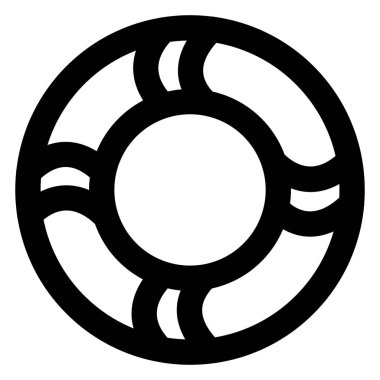 Beach, help Bold Vector Icon which can be easily edited or modified